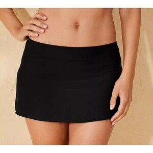 Shade & Shore Women's Elastic Waist Swim Skirtini - Size Large